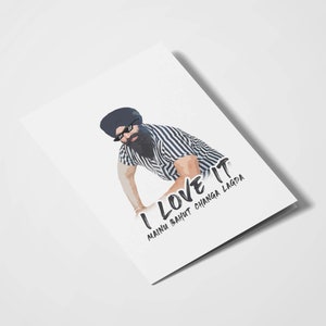 I Love It - KS Makhan / Meme divertenti / Carta dell'Asia meridionale / Carte Desi / Umorismo Desi / Punjabi / Compleanno / Carte indiane / Dialogo punjabi