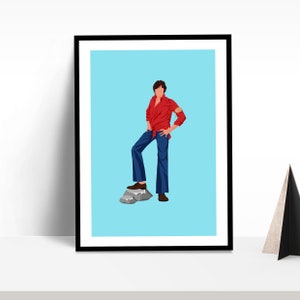 Deewaar Bollywood Wall Art | Amitabh Bachchan | Movie Poster | Indian Film | Desi Art Print | Digital Illustration | Bollywood Movie