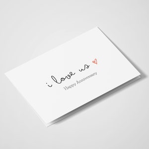 Eu nos amo, feliz aniversário | Eu te amo | Cartões Românticos | Para ela | Para ele | Cartão de aniversário de casamento