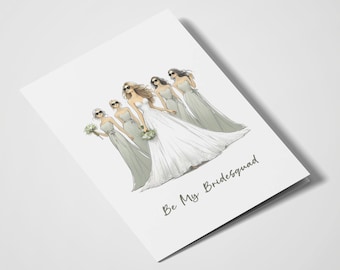 Be my Bridesquad | Wedding Cards | Bridesmaid Proposal Cards | Will You Be My Bridesmaid | Wedding Season