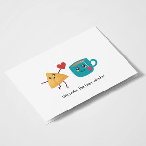 Facciamo la migliore combinazione / Cha e Samosa / Desi Cards / Carino / Anniversario / Biglietti di auguri indiani / San Valentino / Romantico