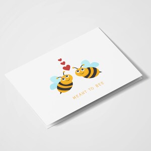 Significato per l'ape / giochi di parole / biglietti d'amore / biglietti divertenti / api / anniversario / compleanno / coppia