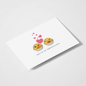 You're So Ladoolicious / Indian Food Pun / South Asian Cards / Desi Humor / Aniversario / Indian Greeting Cards / Romantic / Love You