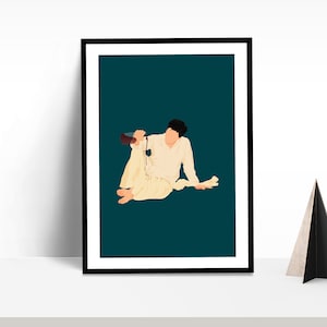 Devdas Bollywood Wall Art |  Shah Rukh Khan | Movie Poster | Indian Films | Desi Art Print | Digital Illustration | Bollywood Movie