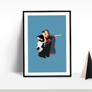 Yeh Jawaani Hai Deewani Bollywood Wall Art | Ranbir Kapoor | Deepika Padukone | Movie Poster | Indian Film | Digital Illustration