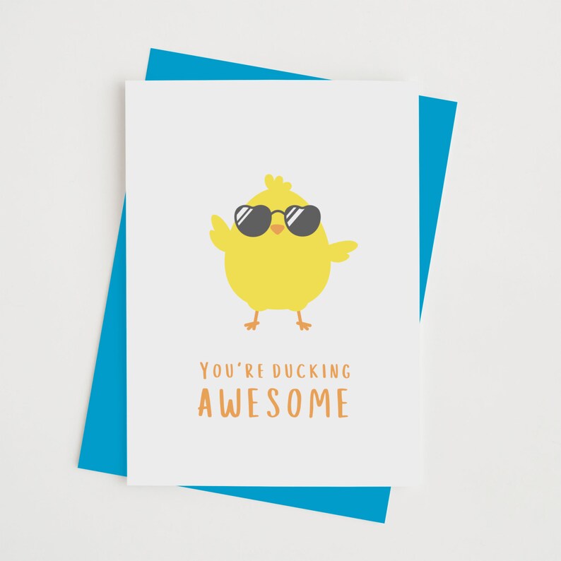 Inspirational Thank You Cards 66 Set Employee Appreciation Gifts - Mini Rubber Ducks With Accessories & Cheer Up Cards You Are Awesome Bring Your Child To Work Day Gifts