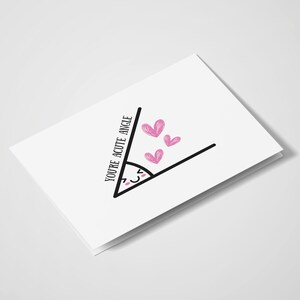 Sei un angolo acuto/Biglietto quotidiano/Biglietto d'auguri/Ti amo/Anniversario/Compleanno/Mi manchi/Biglietto divertente/Cartolina carina