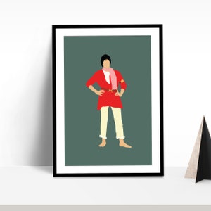 Coolie Bollywood Wall Art | Movie Poster | Amitabh Bachchan | Indian Films | Wall Decor | Desi Art Print | Film Print | Digital Illustration