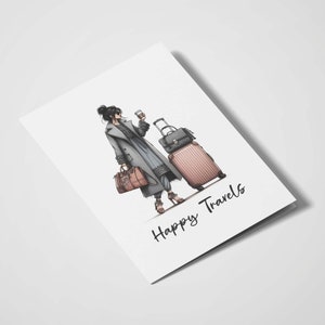 Happy Travels | Desi Girl | Bon Voyage | Backpacking Card | Road Trip | Safe Travels | Going Travelling | Gap Year | Adventuring Card