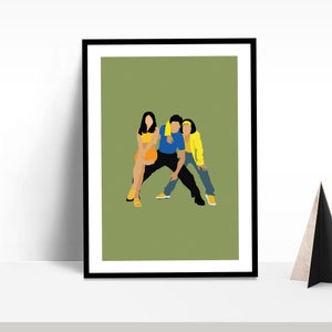 Kuch Kuch Hota Hai Bollywood Wall Art | Movie Poster | Indian Films | Shahrukh Khan | Kajol | Rani Mukerji | Indian Movie | Film Print