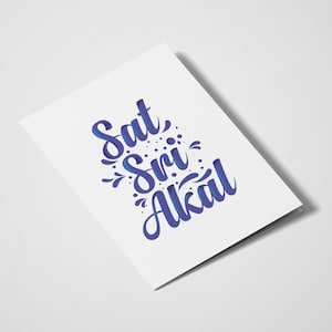 Sat Sri Akal | South Asian Card | Desi Cards | Punjabi | Indian cards | Everyday Cards | Just Because Cards