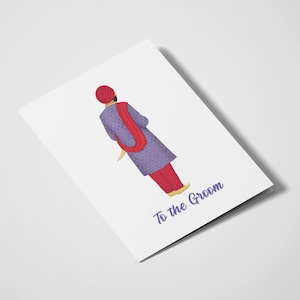 To The Groom | South-Asian | Desi Cards | Desi Wedding | Indian Wedding Card | Hindu Wedding Card | Punjabi Wedding Card