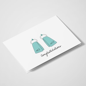 Mr. & Mrs Herzlichen Glückwunsch - Just Married | Hochzeitskarte | Glückwunschkarte zur Hochzeit | für Pärchen | Brautpaar | Feier
