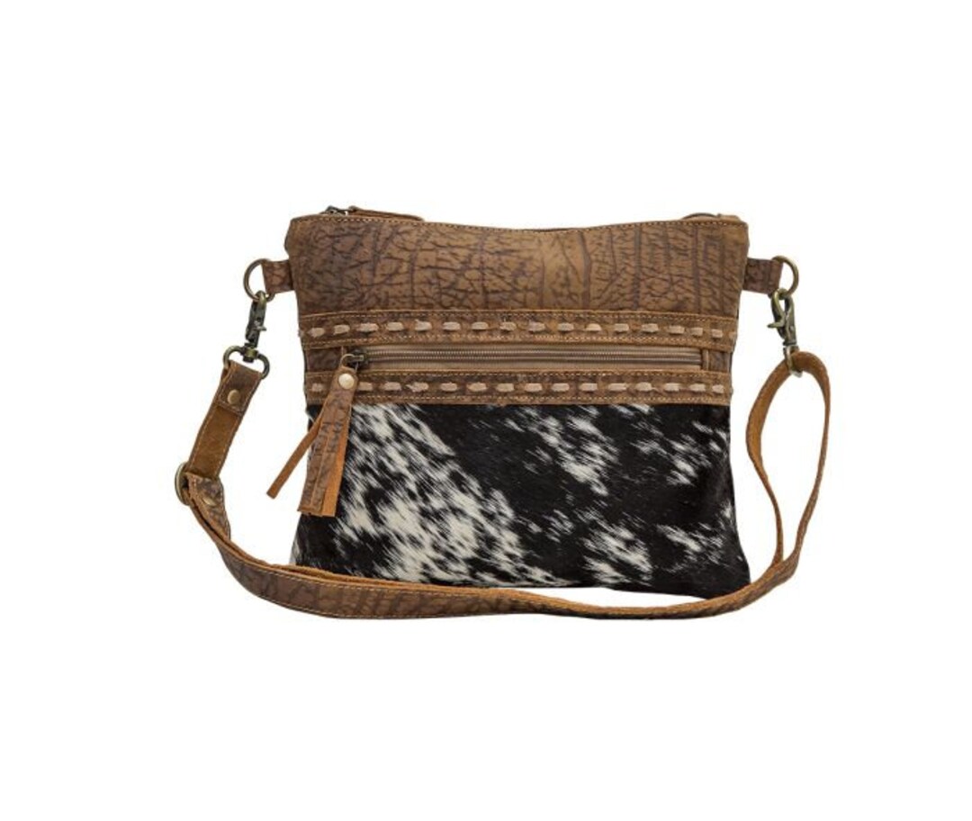 Myra Bag Funky Chrome Print Small Crossbody Bag - Multicolored, Lightweight Canvas Purse With Long Strap - View #3