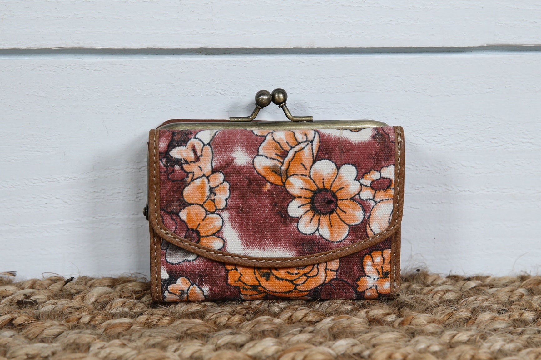 Repurposed Upcycled Keychain Wallet Card Holder Brown - $22 (38% Off  Retail) - From savannah