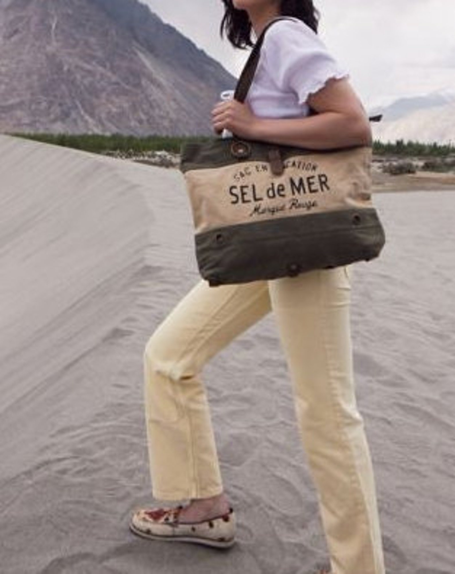 Myra Bag Coastal Steel Upcycled Tote main image 1