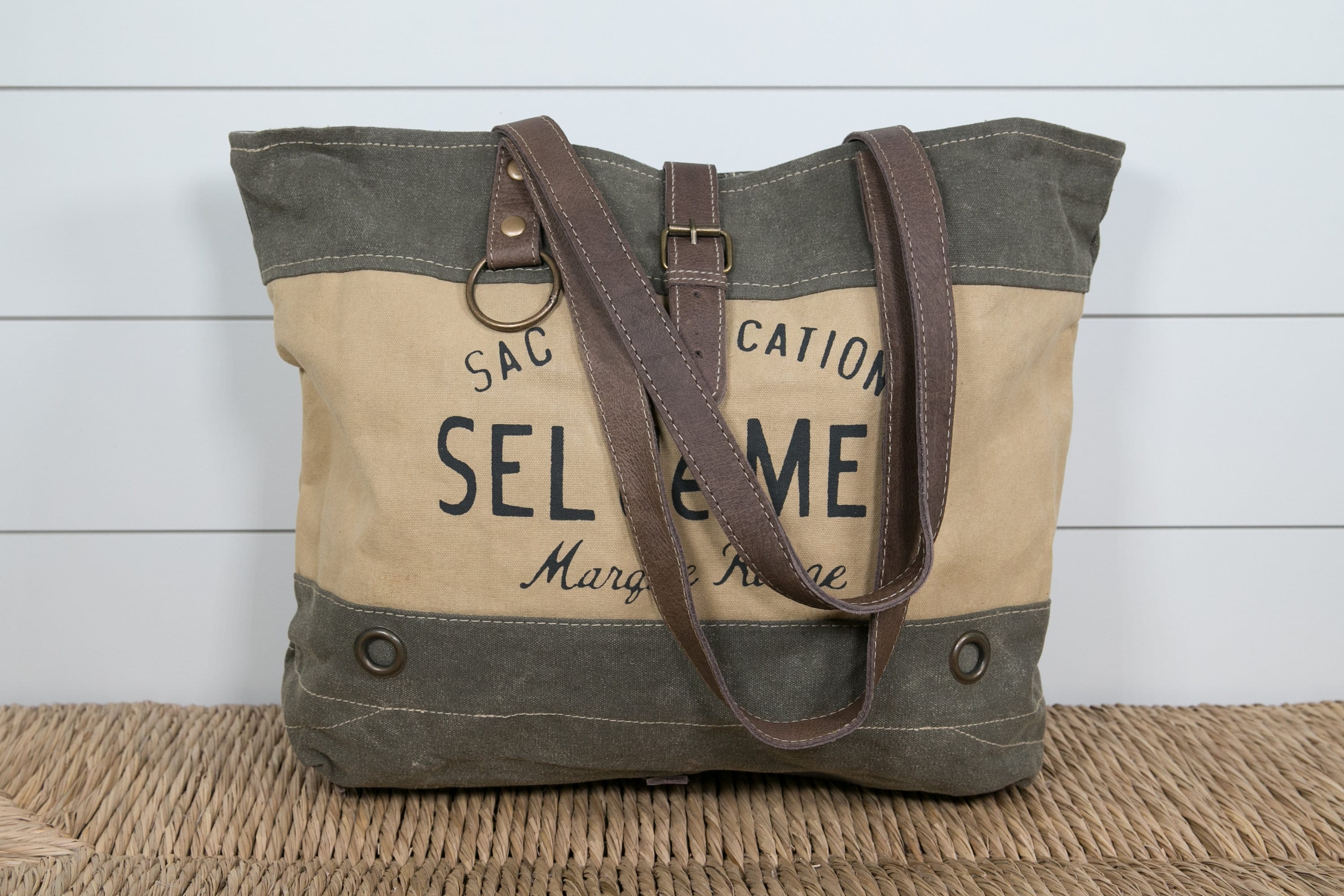 Myra Bag Coastal Steel Upcycled Tote main image 0