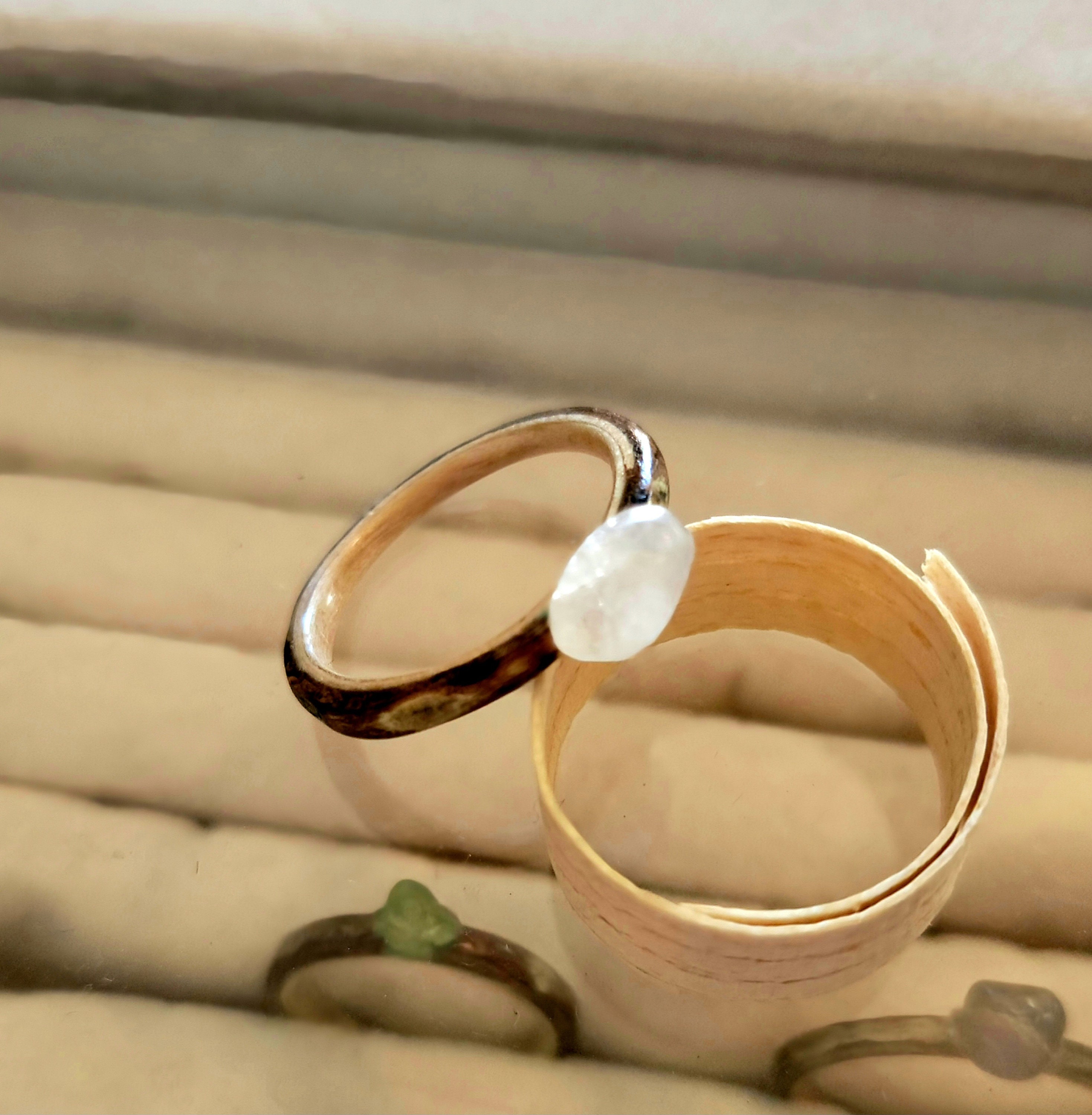Smooth Unfinished Wood Rings - Stitched Modern