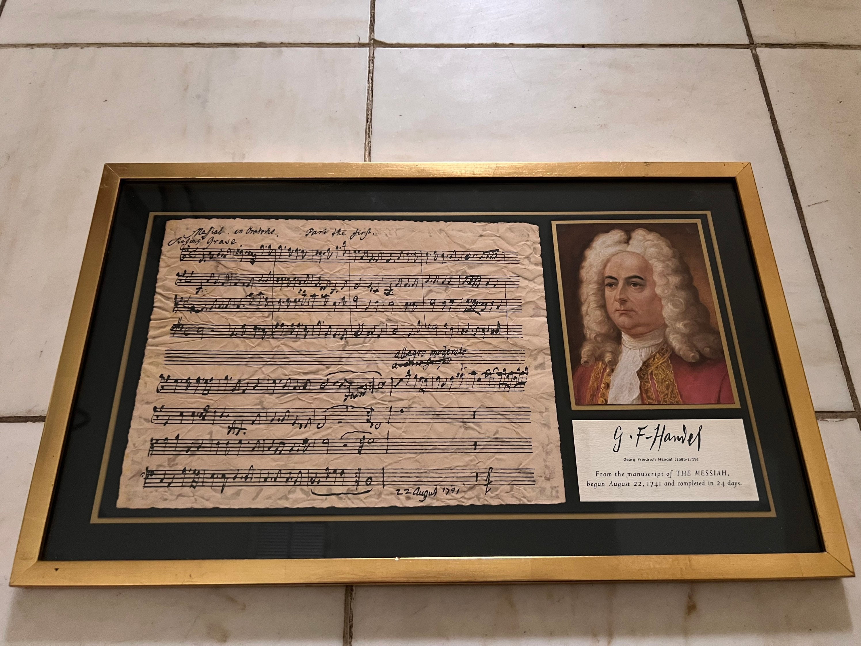 George Frideric Handel Grave