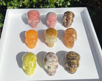 You Choose, Crystal Skulls | Calcite Skulls | Agate Skulls | Crystal Carvings