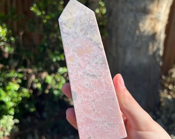Pink Opal Tower (B) | Pink Opal | Opal Tower | Crystal Tower