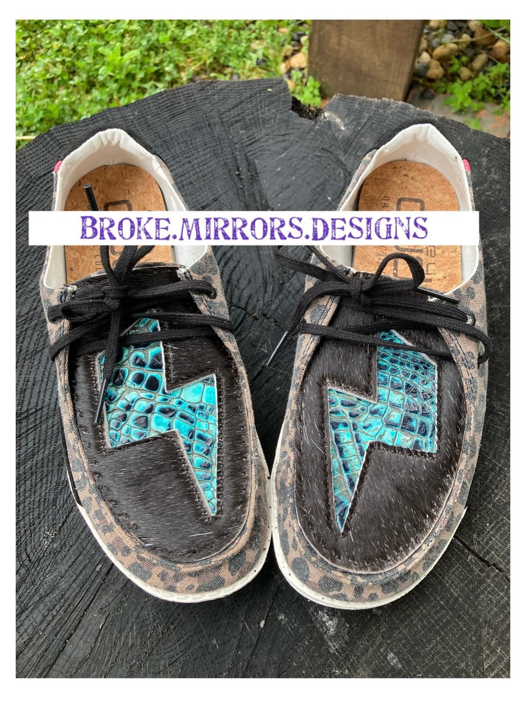 Lightning Bolt Shoes Etsy