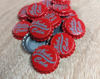 Replica Nuka bottle caps, handmade, fallout