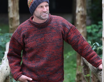 BURBERRYS knit sweater 90s British (thick elbow patch small