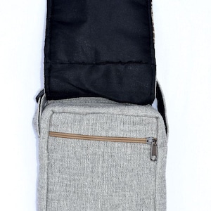 Printed Cotton Crossbody Bag: Zip & Fold Travel Festival Bag image 9