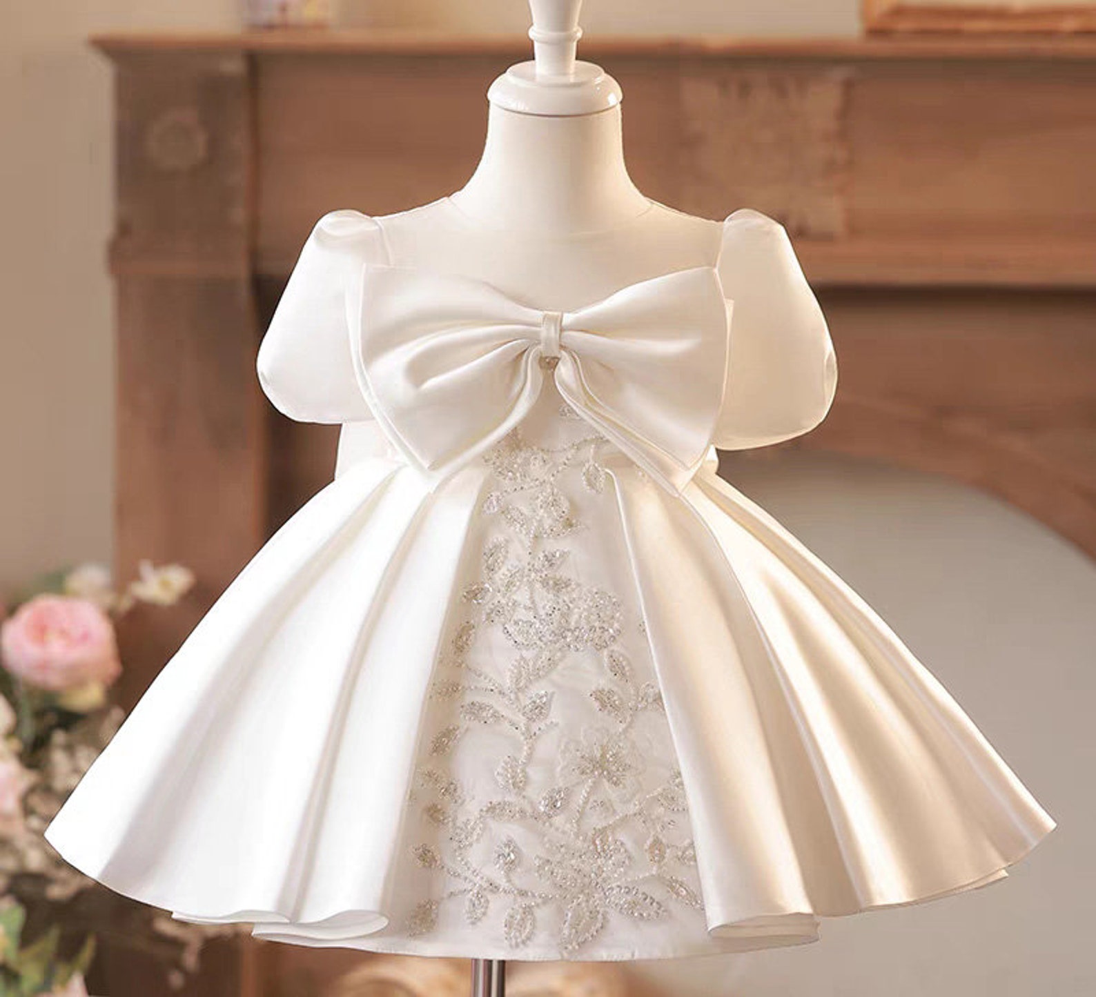 Rosie Luxury Girls Lilac Butterfly Luxe Dress