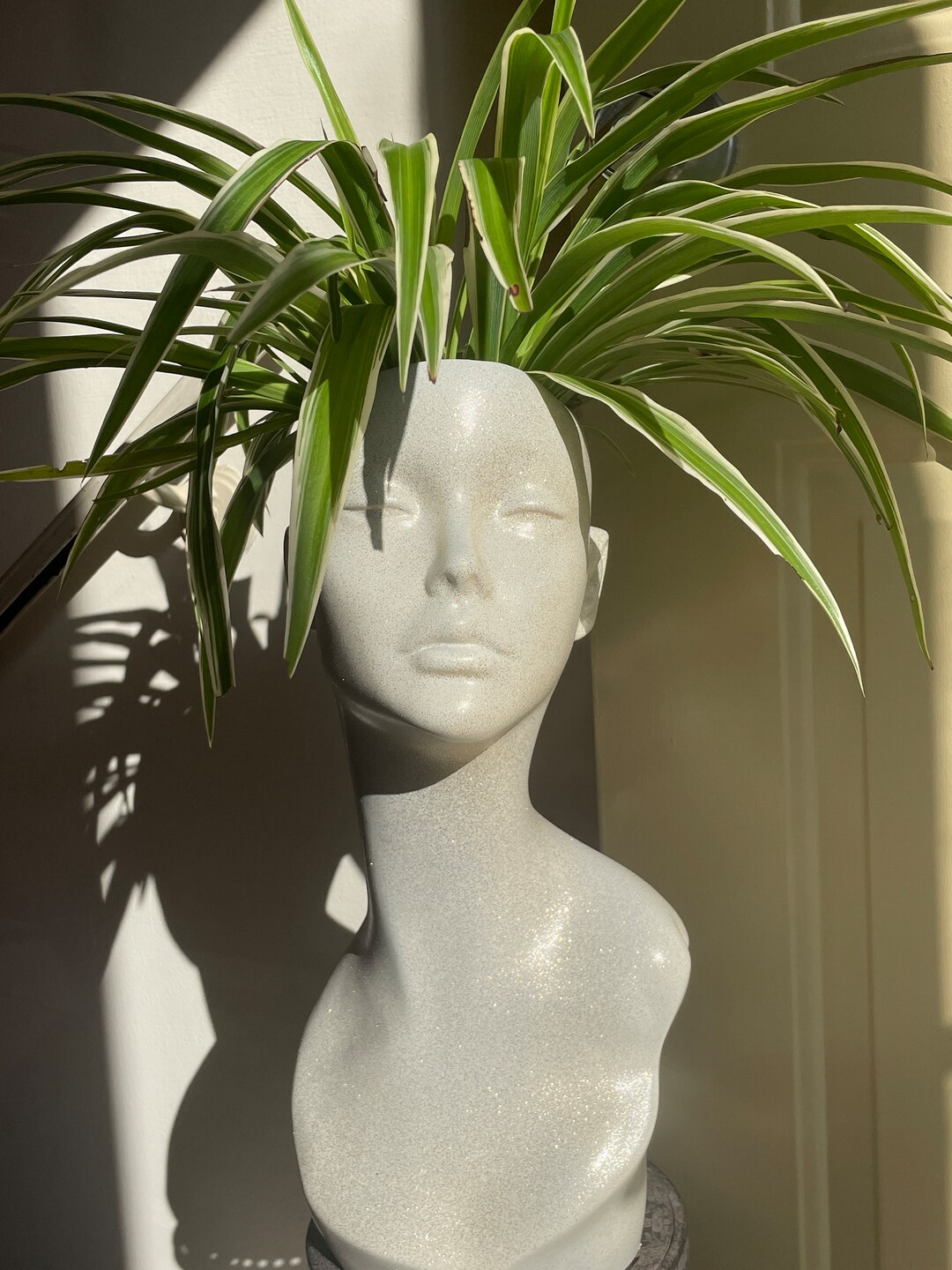 Unique Goddess Mannequin Head Planter CREAM/WHITE Etsy
