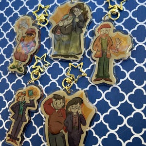 Bus Stop Kids Future Epoxy Keychains