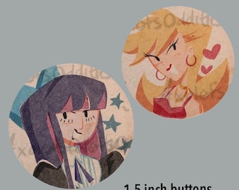 Angel Sisters Pinback Buttons
