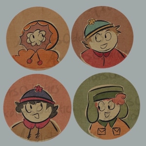Bus Stop Kids Pinback Buttons Vol.2