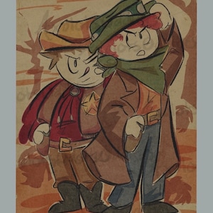 Cowboys Medium Print