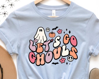 Let's Go Ghouls Shirt, Halloween Shirt, Halloween Boo Shirt, Halloween Retro Shirt, Funny Halloween Shirt, Halloween Party Shirt,Vintage Tee