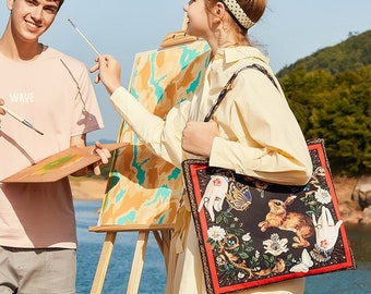 Printing Canvas Bag Fashion Trend Shoulder Bag Women Tote Bag Large Capacity Handbag