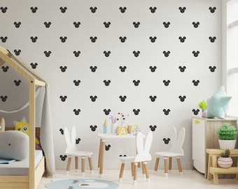Disney Wall Decal, Mickey Mouse Wall Decal, Mickey Wall Stickers, Mickey Wall Art, Mickey Wall Paper, Disney Wall Stickers, Kids Wall Decor