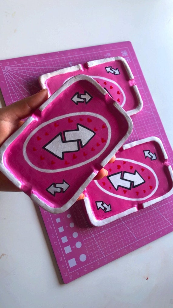 Pink Uno Reverse Card Sticker for Sale by mayafoleyy