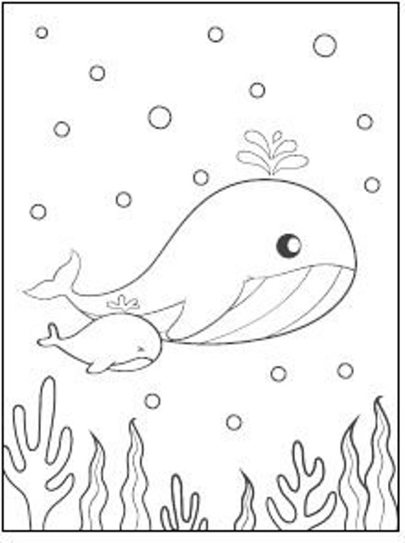 cute animal coloring pages printable animal coloring book etsy