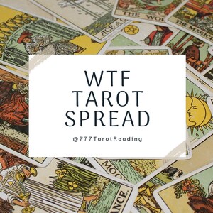 WTF Tarot lezen | Elektronisch geleverd binnen 24 uur!
