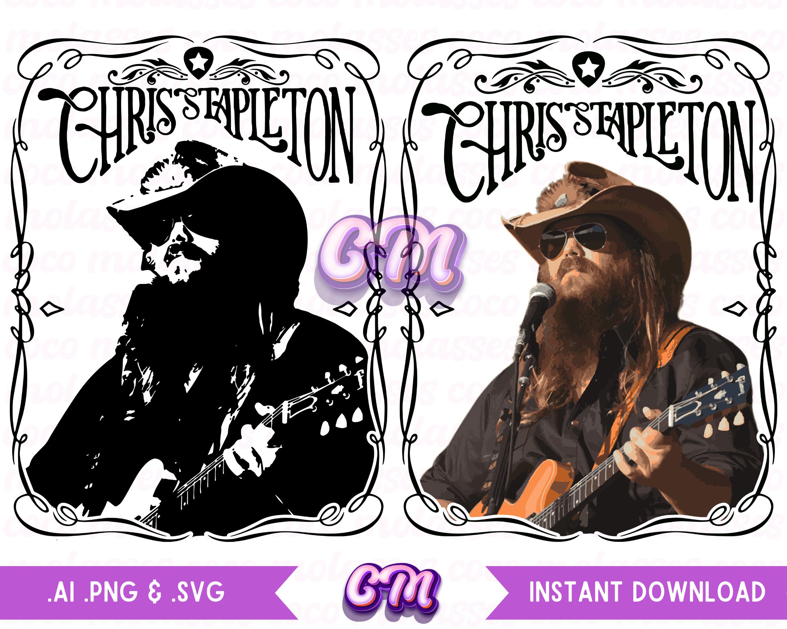 Chris Stapleton Tennessee Whiskey Label Country Music SVG - Etsy UK