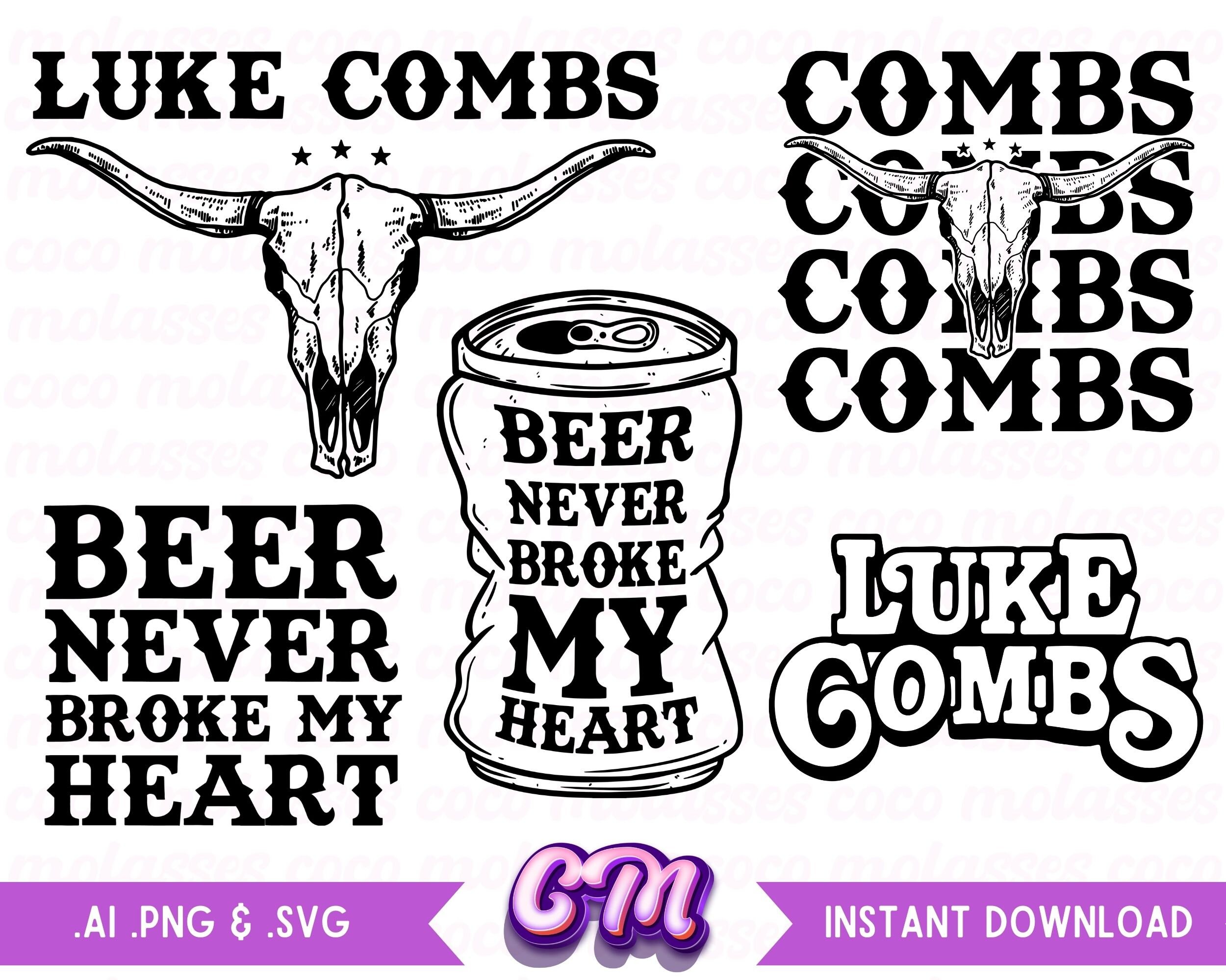 Luke Combs Country Music SVG Bundle Instant Download SVG PNG - Etsy