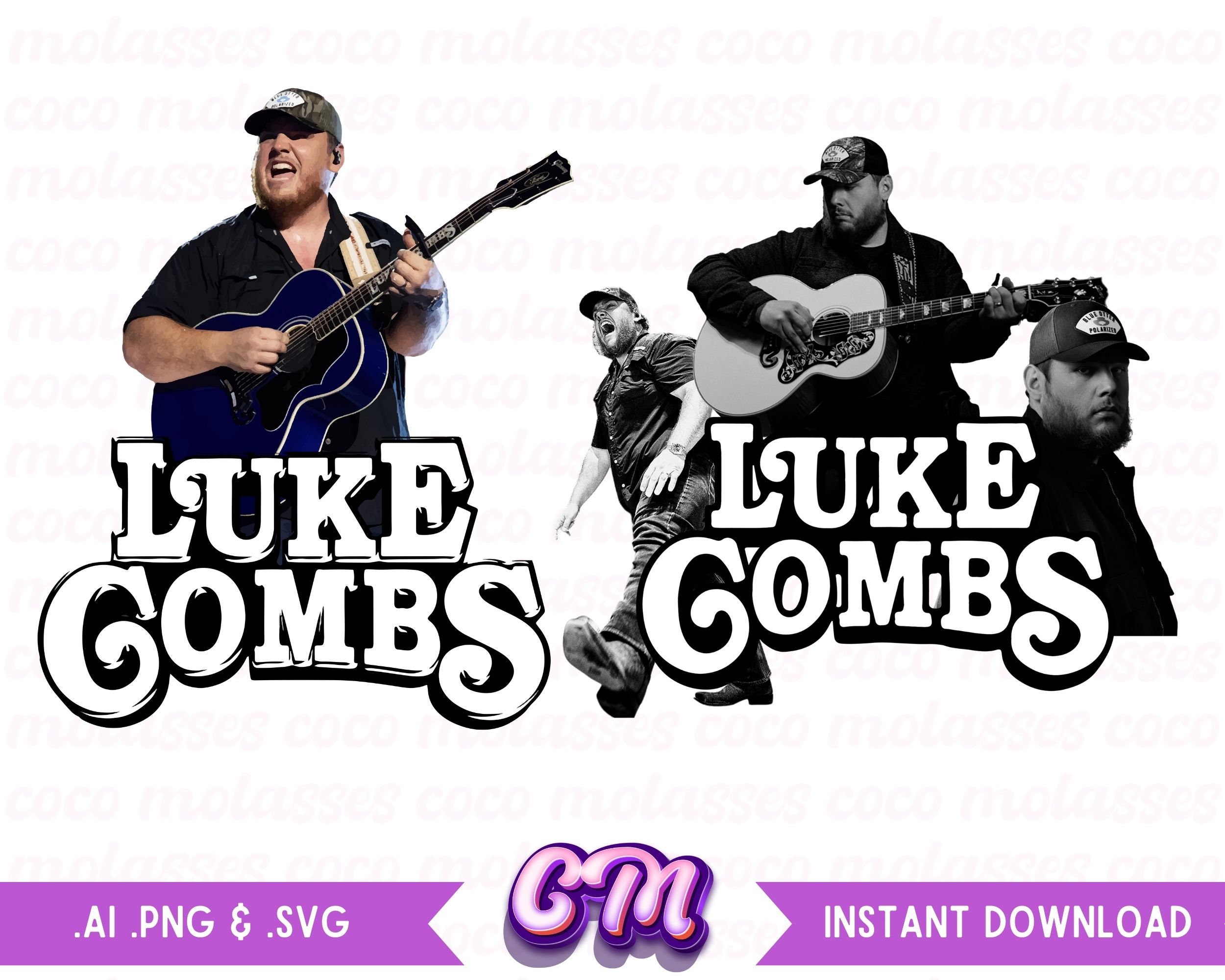 Luke Combs Country Music SVG Bundle Instant Download SVG PNG Etsy Ireland