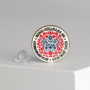 King Charles III Coronation Pin Badge