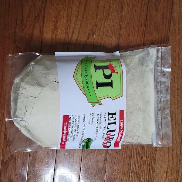 4.4lbs Plantain Flour/ Elubo Ogede / 100% Natural/ Fufu