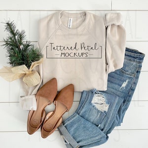Christmas mockup | Bella Canvas 3001 Mockup | Bella Canvas flat lay | Bella Canvas white shirt mock up | t-shirt mockup | tee shirt flat lay