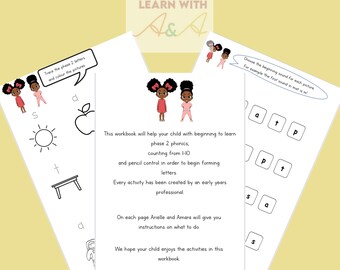 Worksheets created by an Early Years Professional, whether you are Home Schooling or preparing for Reception be a step ahead.