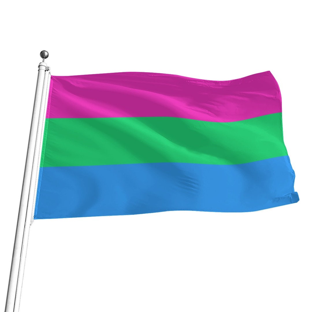 Polysexual Pride Flag, 5 Sizes, LGBT Pride Flag, Ideal for Pride ...