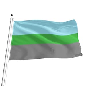 Bandera del Orgullo Autoromántico, 5 tamaños, Bandera del Orgullo LGBTQ+, ideal para marchas del orgullo, astas de bandera, colgar en la pared, Envío Mundial Gratis